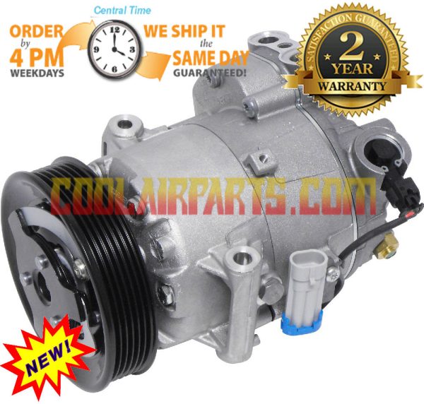 New A/C Compressor and Clutch 2011 Chevy Cruze 11298C - 13346489